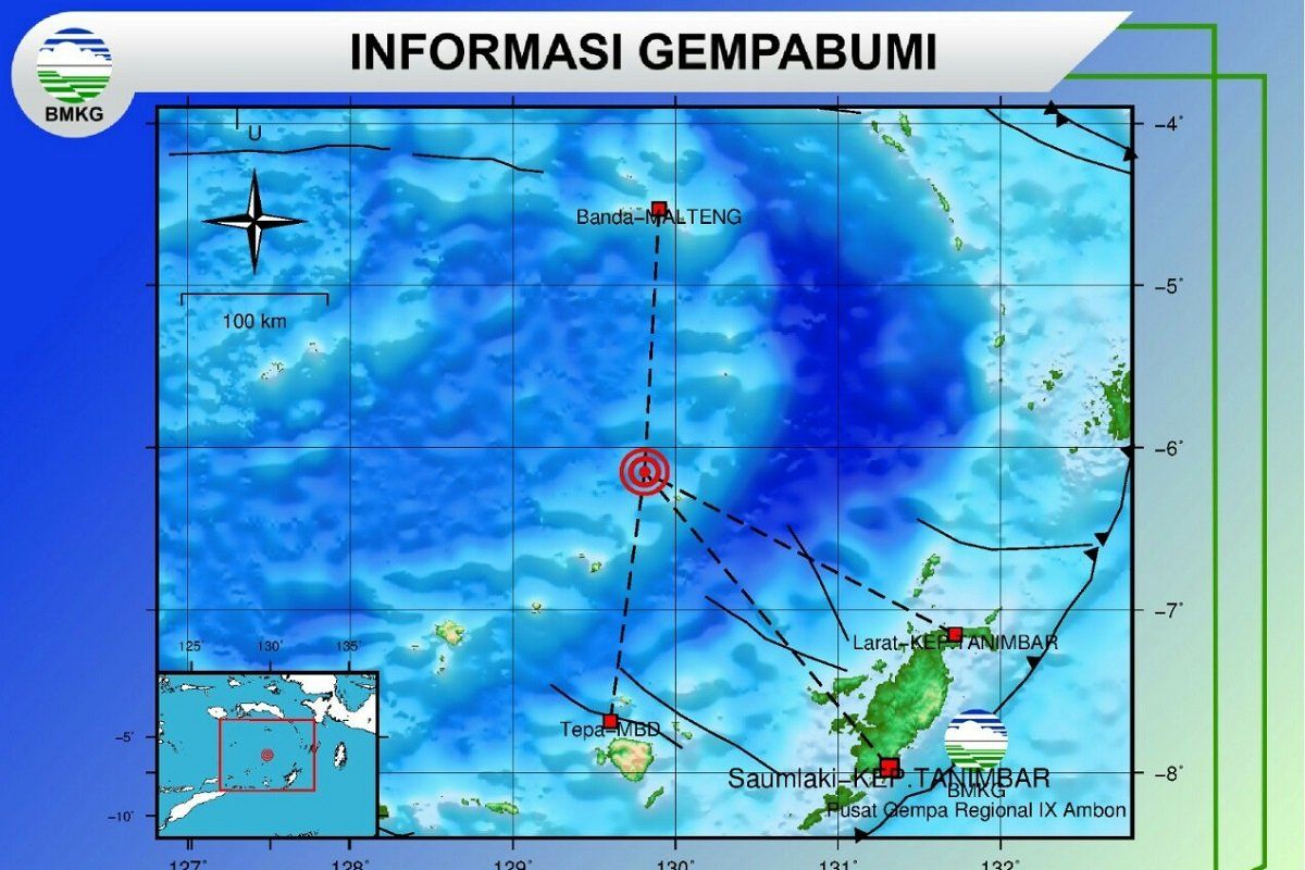 Gempa susulan berulang kali warga Maluku Barat Daya bertahan di permukiman