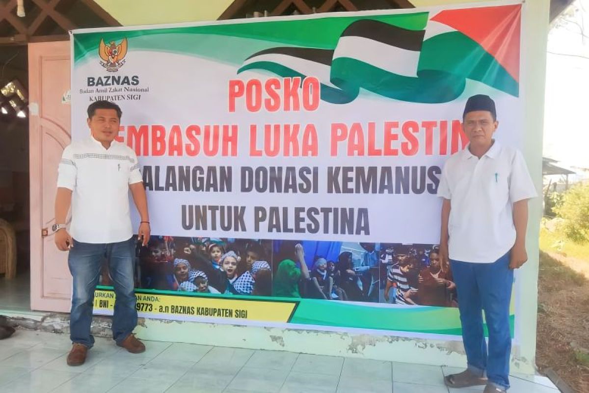 Baznas Kabupaten-Sigi galang dana untuk Palestina