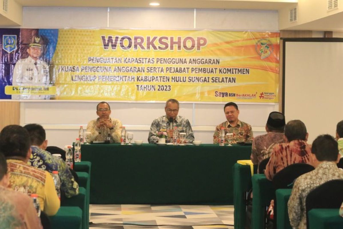 Pemkab HSS gelar workshop dan penguatan kapasitas PA, KPA dan PPK