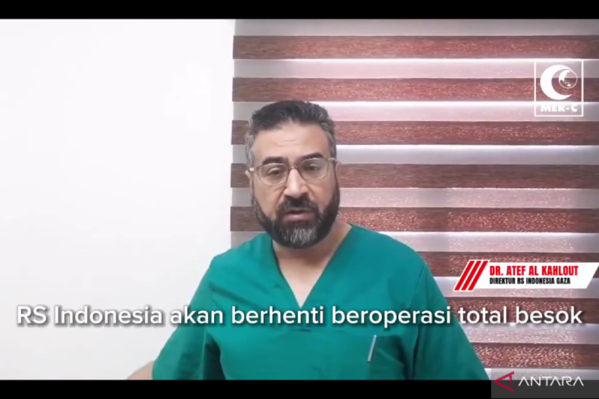 RS Indonesia di Gaza akan hentikan operasi karena kehabisan BBM