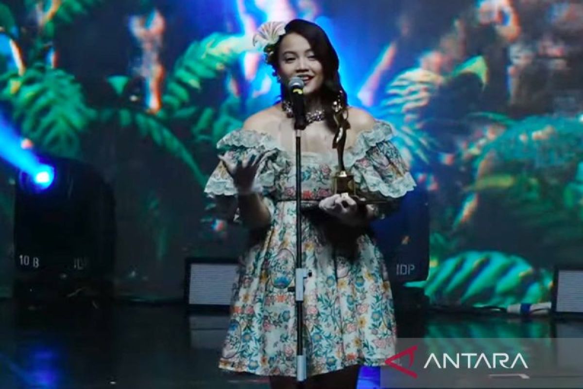 Aruma jawara "Pendatang Baru Terbaik Terbaik" AMI Awards 2023