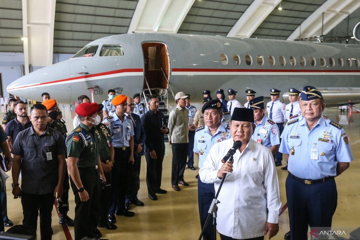 Pesawat jet Falcon 8X baru resmi perkuat TNI AU