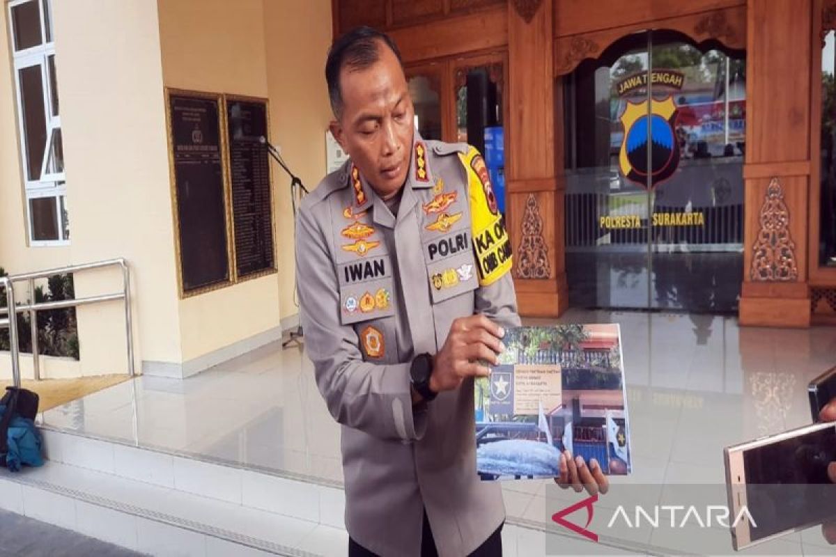 Polresta Surakarta lakukan patroli pengamanan kantor Parpol rutinitas