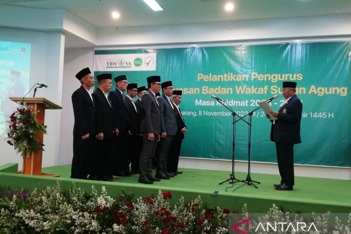 Bambang Tri Bawono jabat Ketua Yayasan Badan Wakaf Sultan Agung