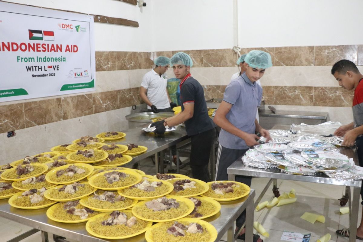 Dompet Dhuafa salurkan bantuan makanan bagi penyintas Gaza Pelestina