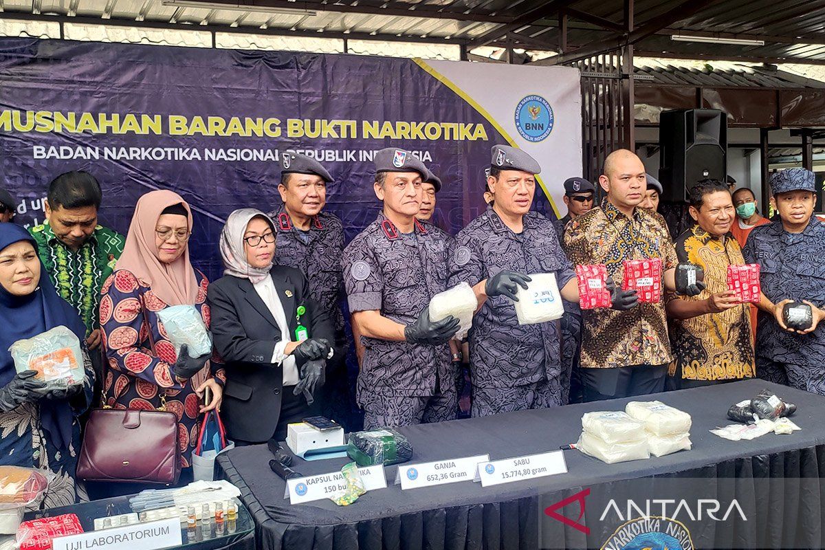 BNN musnahkan 16 kg barbuk narkotika bisa selamatkan 32 ribu jiwa