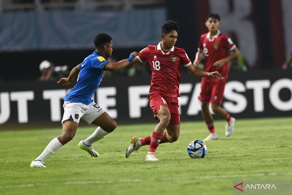 Piala Dunia U-17: Indonesia vs Ekuador imbang 1-1