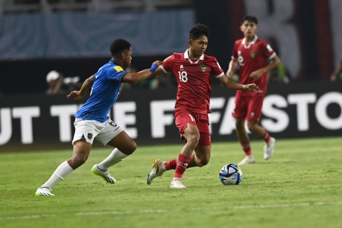 Indonesia imbangi Ekuador 1-1 dalam pembukaan Piala Dunia U-17