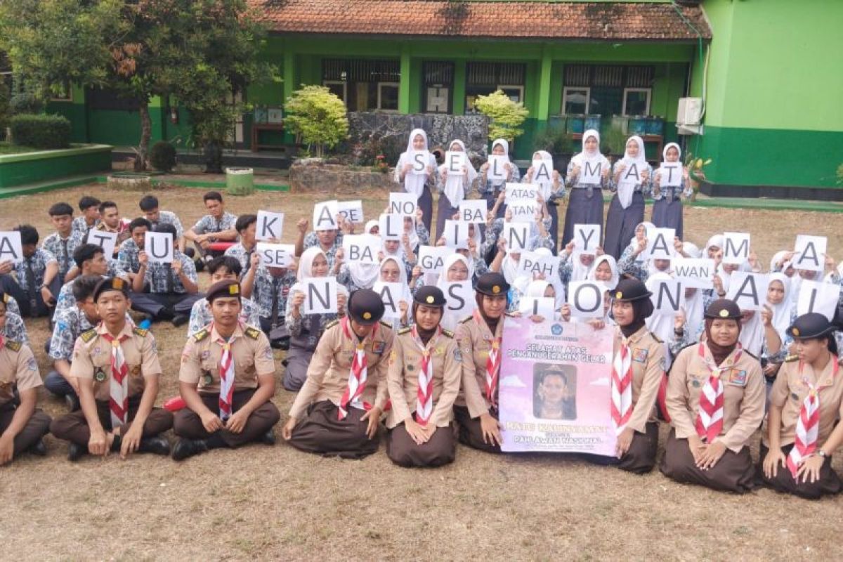 Siswa SMAN 1 Bangsri Jepara gelar doa bersama untuk Ratu Kalinyamat