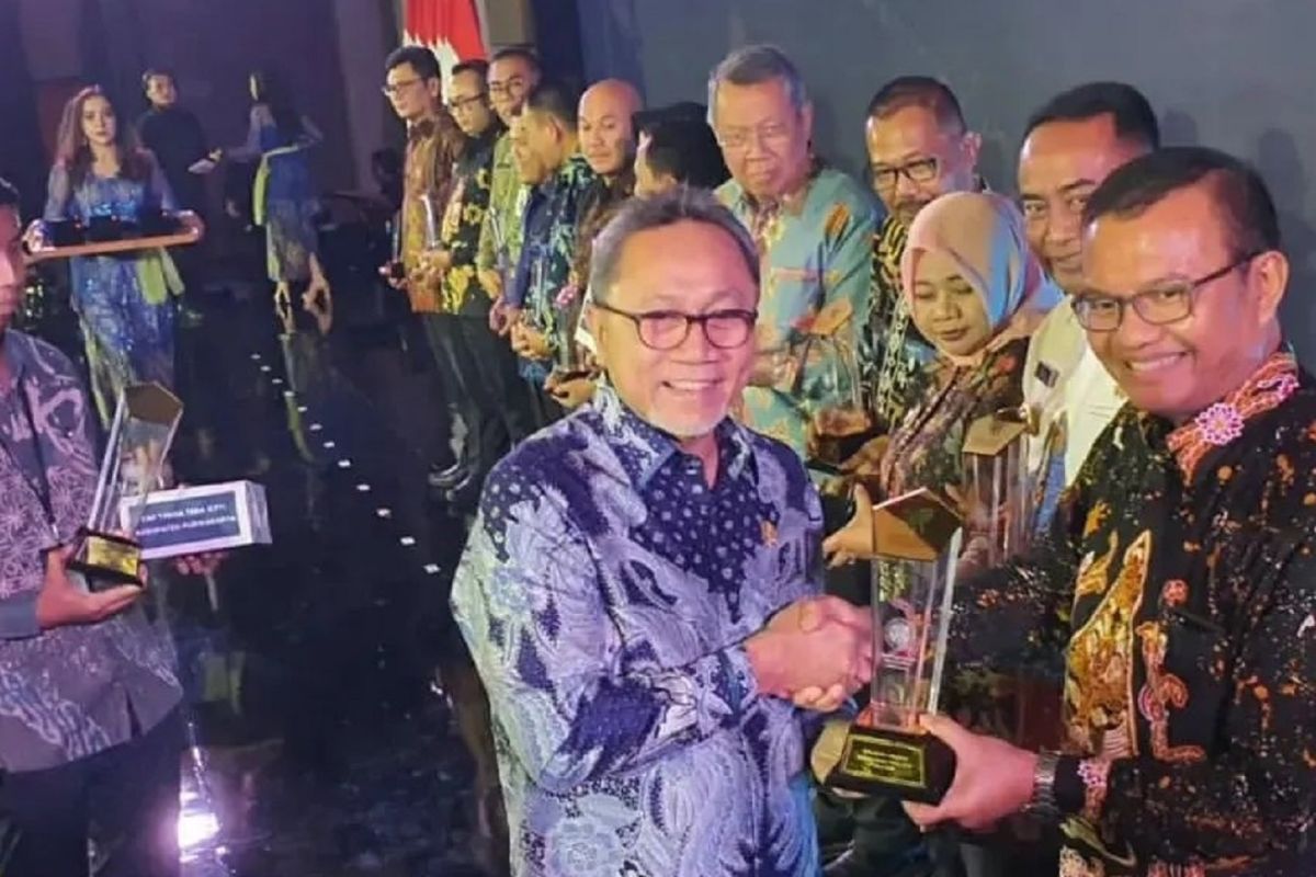 Magetan Jateng meraih Penghargaan Daerah Tertib Ukur dari Kemendag