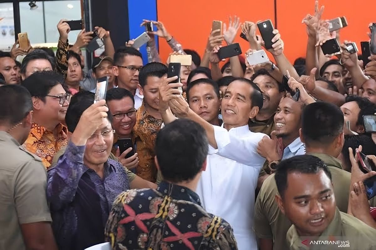 Sebanyak 76,2 persen publik puas kinerja pemerintahan Jokowi