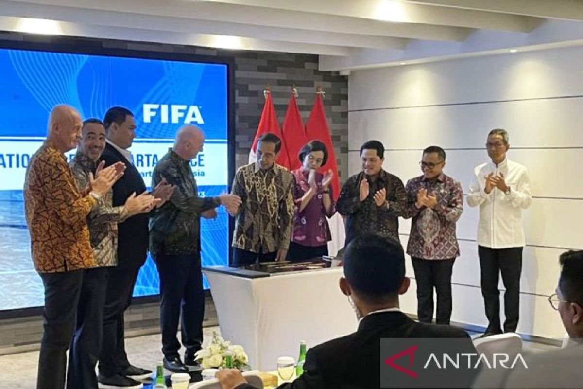 Presiden Jokowi resmikan pembukaan kantor tetap FIFA