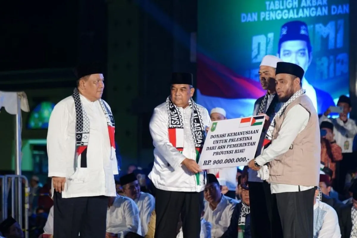 Pemprov Riau himpun bantuan kemanusian sebesar Rp5,5 miliar untuk rakyat Palestina