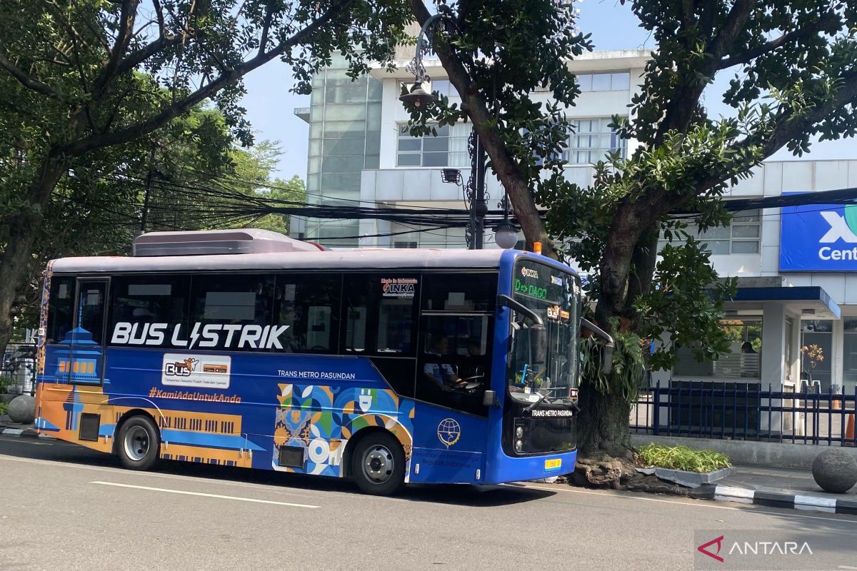 Dishub Kota Bandung layani tujuh bus listrik Trans Metro Pasundan
