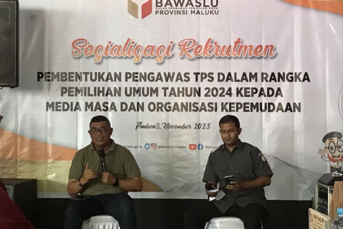 Awasi TPS pada Pemilu 2024, Bawaslu Maluku rekrut 5.662 pengawas