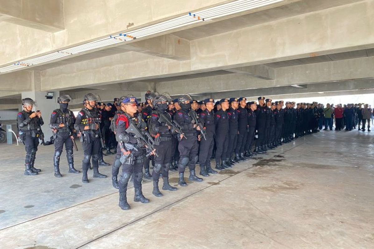 Polisi: 1.019 personel amankan pertandingan PD U-17 di JIS