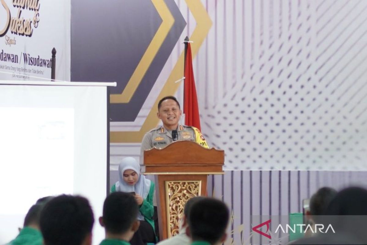 Kapolresta ajak mahasiswa di Gorontalo lawan hoaks jelang Pemilu 2024