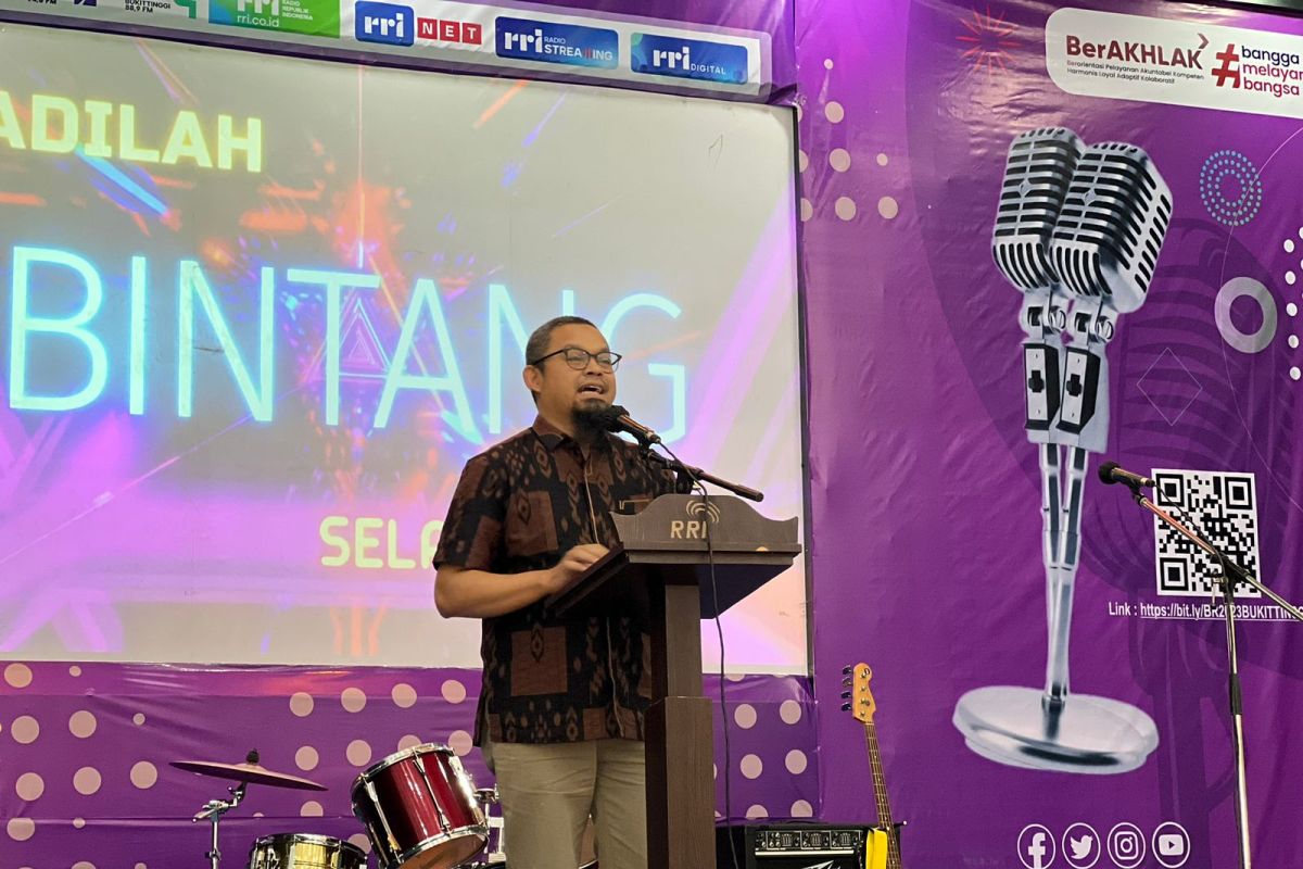 Pemkot Bukittinggi apresiasi ajang pencarian bakat Bintang Radio 2023