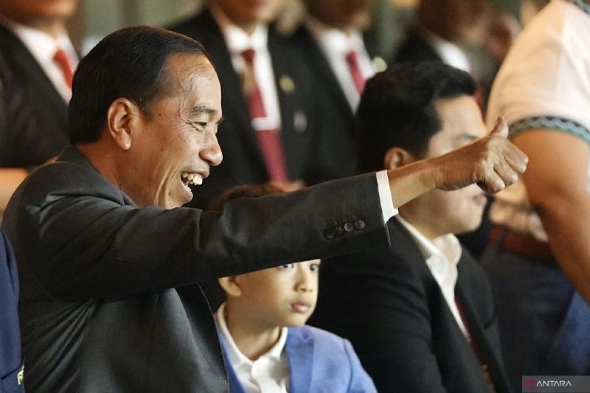 Jokowi puji Timnas Indonesia  tahan imbang Ekuador