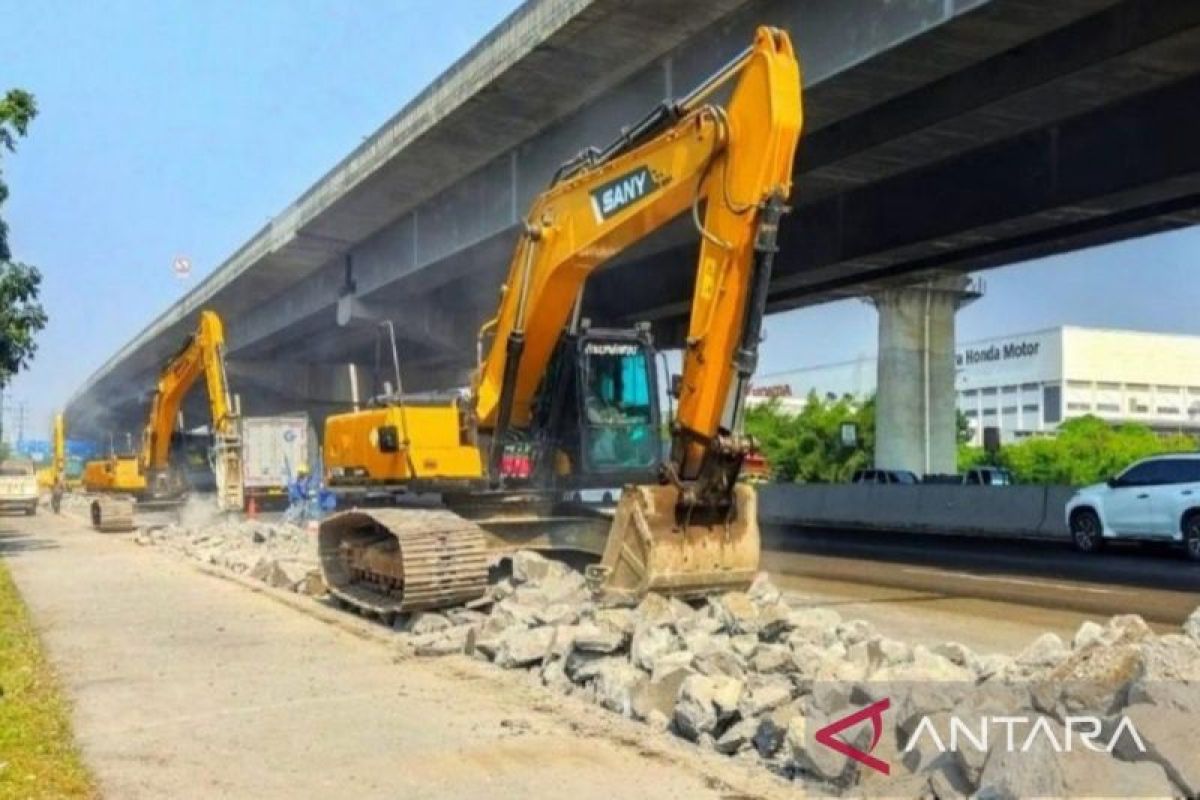 PT JTT rekonstruksi Tol Jakarta-Cikampek dari Karawang hingga Cikarang