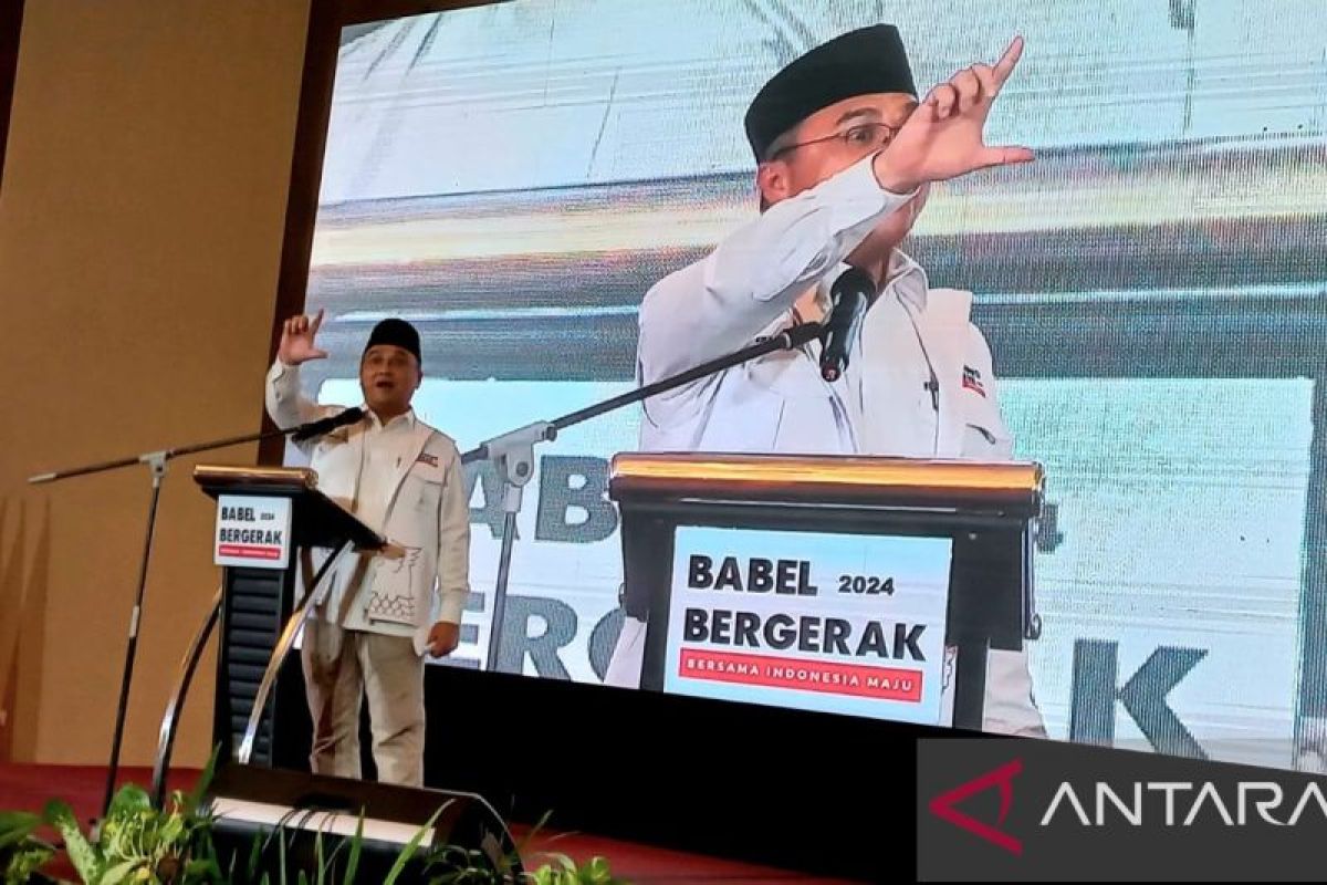Erzaldi Rosman apresiasi semangat kader dan relawan di Koalisi Indonesia Maju Babel