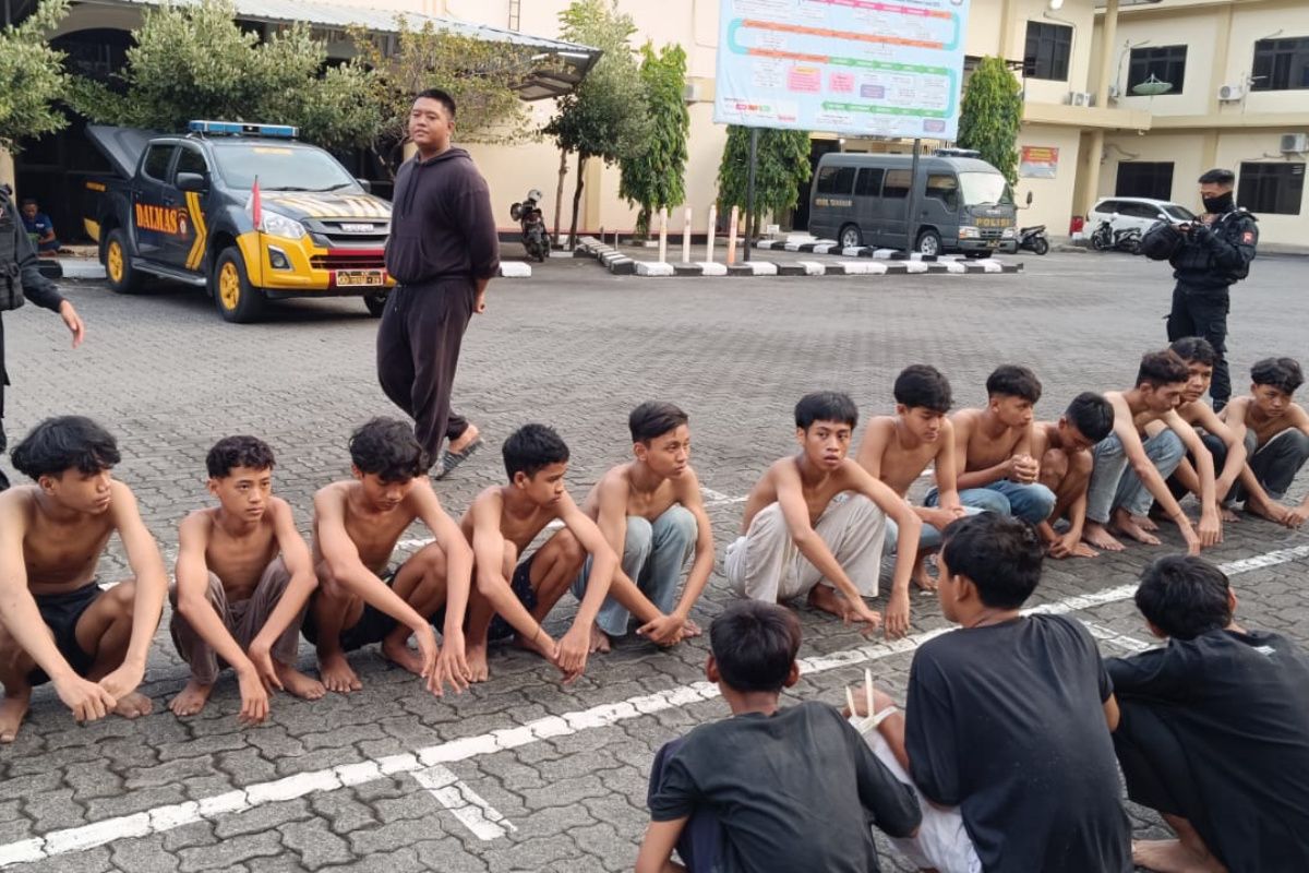 Puluhan remaja akan tawuran kembali diamankan Polrestabes Semarang