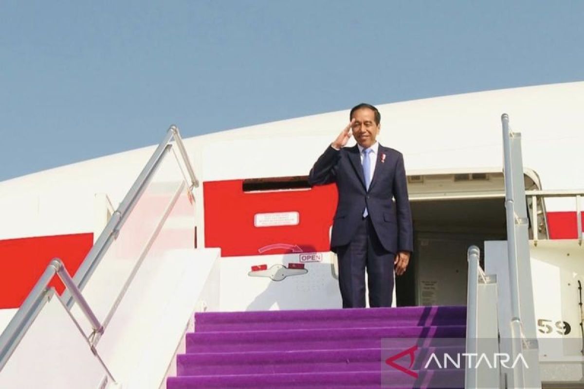 Presiden Jokowi bertolak menuju AS setelah hadiri KTT OKI di Riyadh