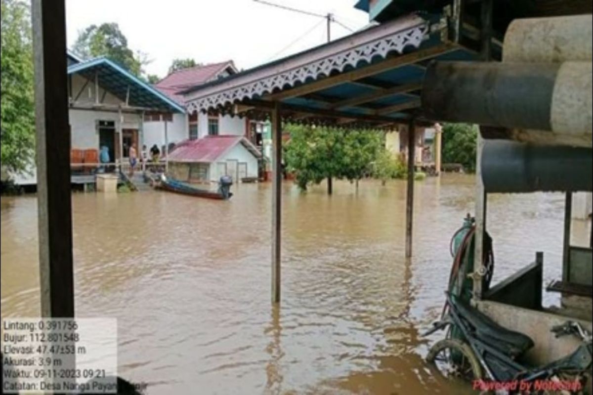 BNPB: Banjir rendam 376 rumah warga Kabupaten Kapuas Hulu Kalbar