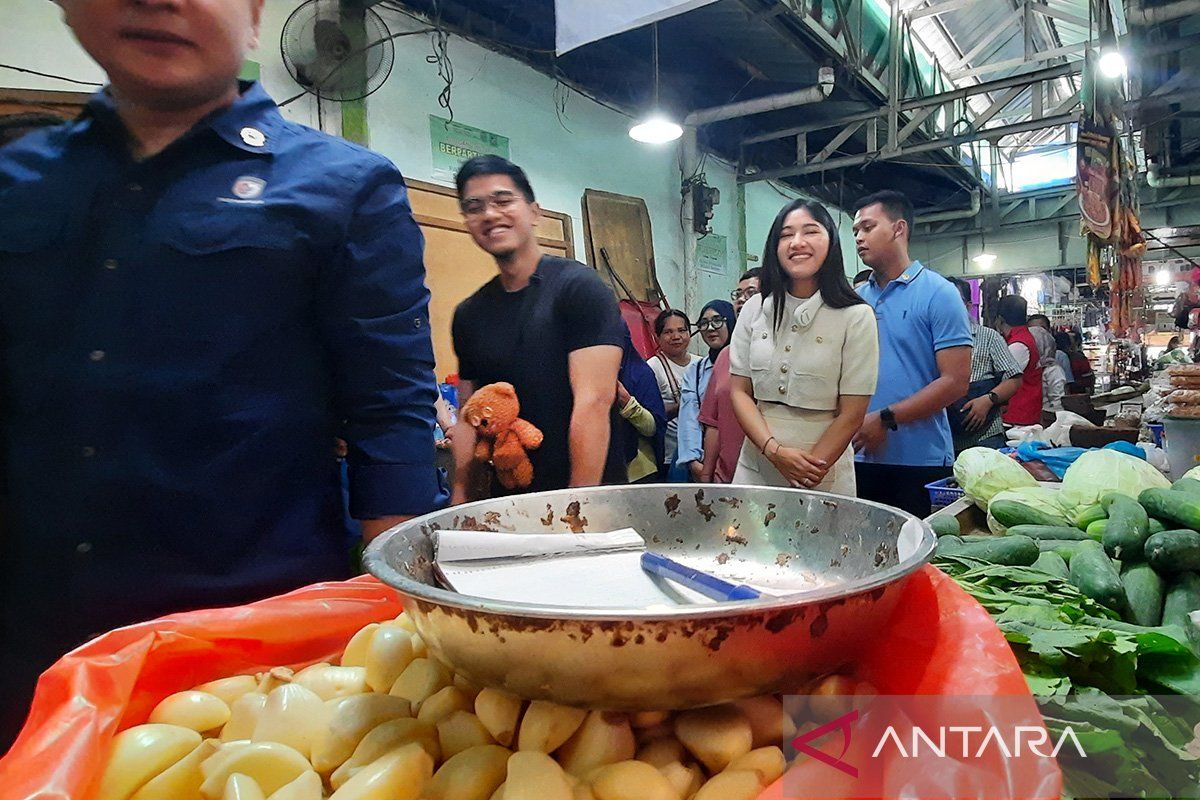 Kaesang harapkan pasar tradisional di Medan lebih modern