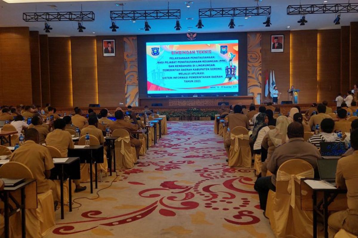Pemkab Sorong perkuat penggunaan aplikasi SIPDA dengan bimtek