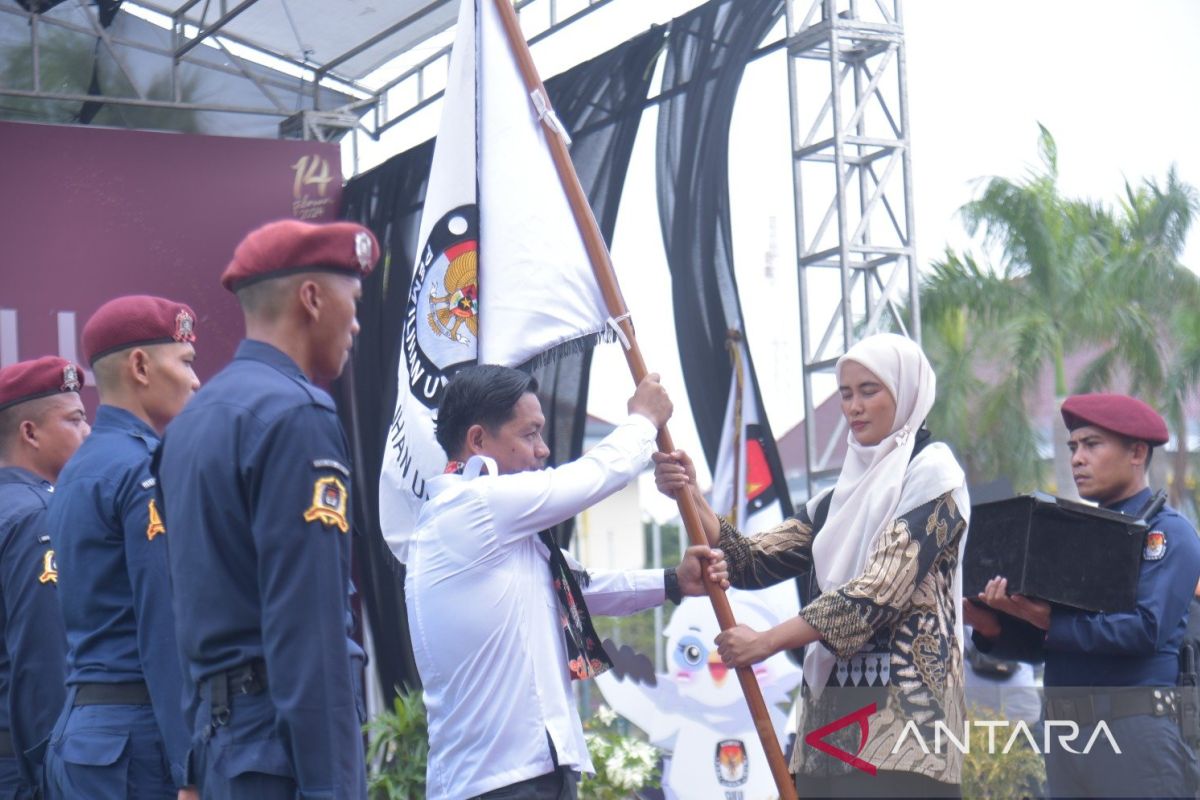 Kirab Pemilu 2024 telah tiba di Kabupaten Bekasi