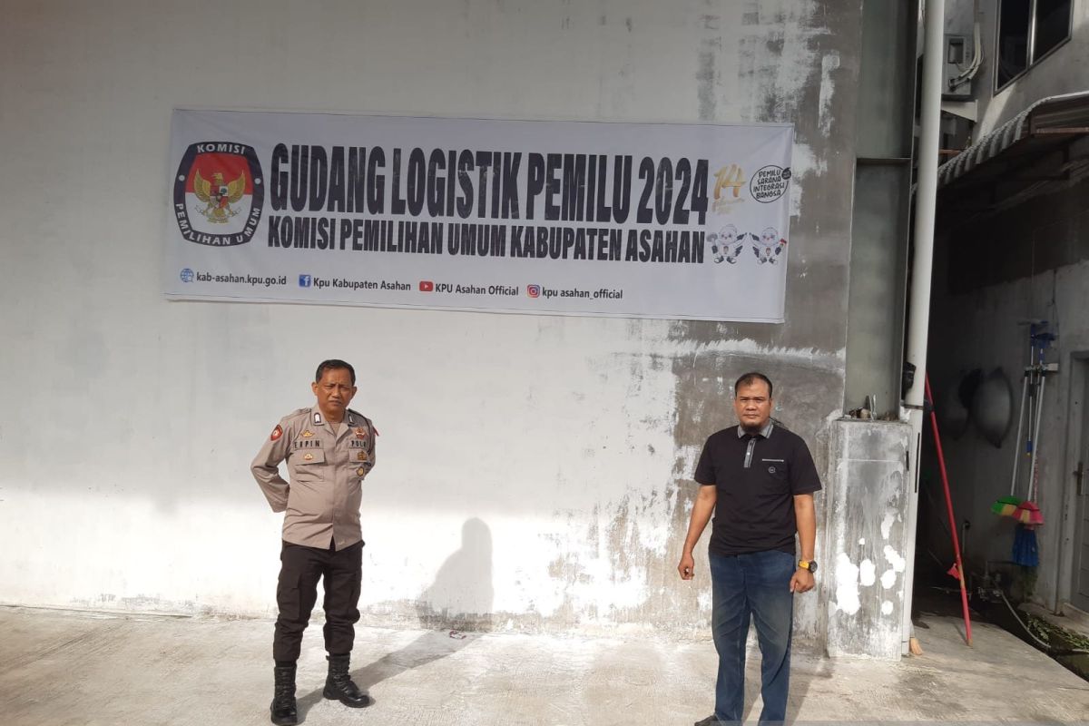 Polres siapkan pengamanan di gudang logistik KPU Asahan