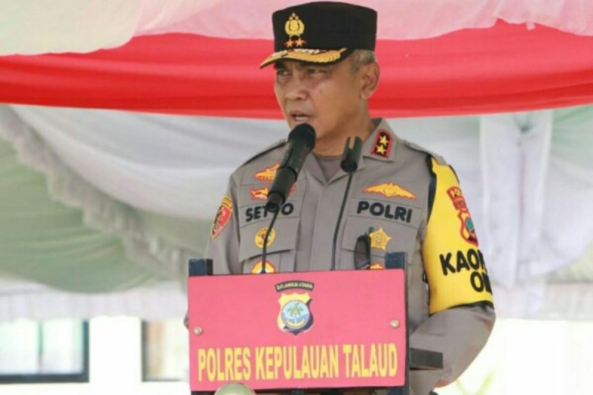 Kapolda ingatkan polisi di Kepulauan Talaud laksanakan tugas dengan maksimal