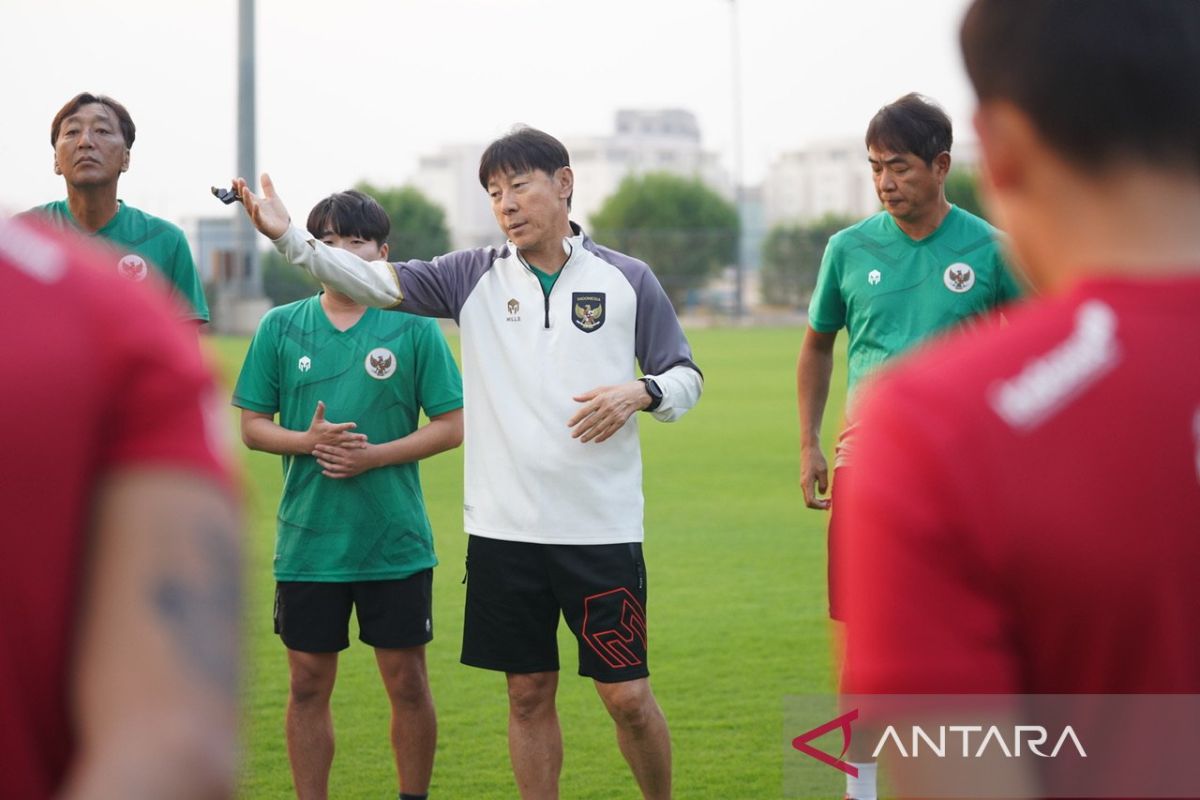 Timnas Indonesia fokus pemulihan fisik pada latihan perdana di Irak