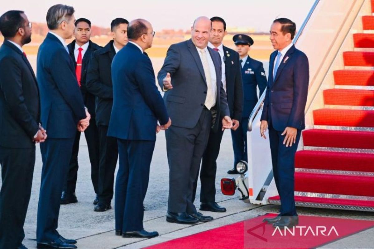 Jokowi tiba di Washington D. C. untuk bertemu Joe Biden