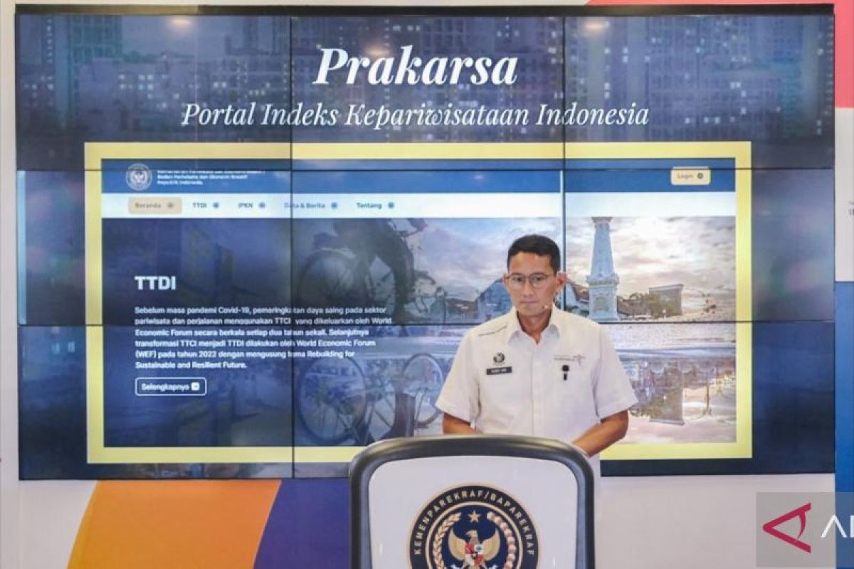 Menparekraf luncurkan Portal Indeks Kepariwisataan Indonesia