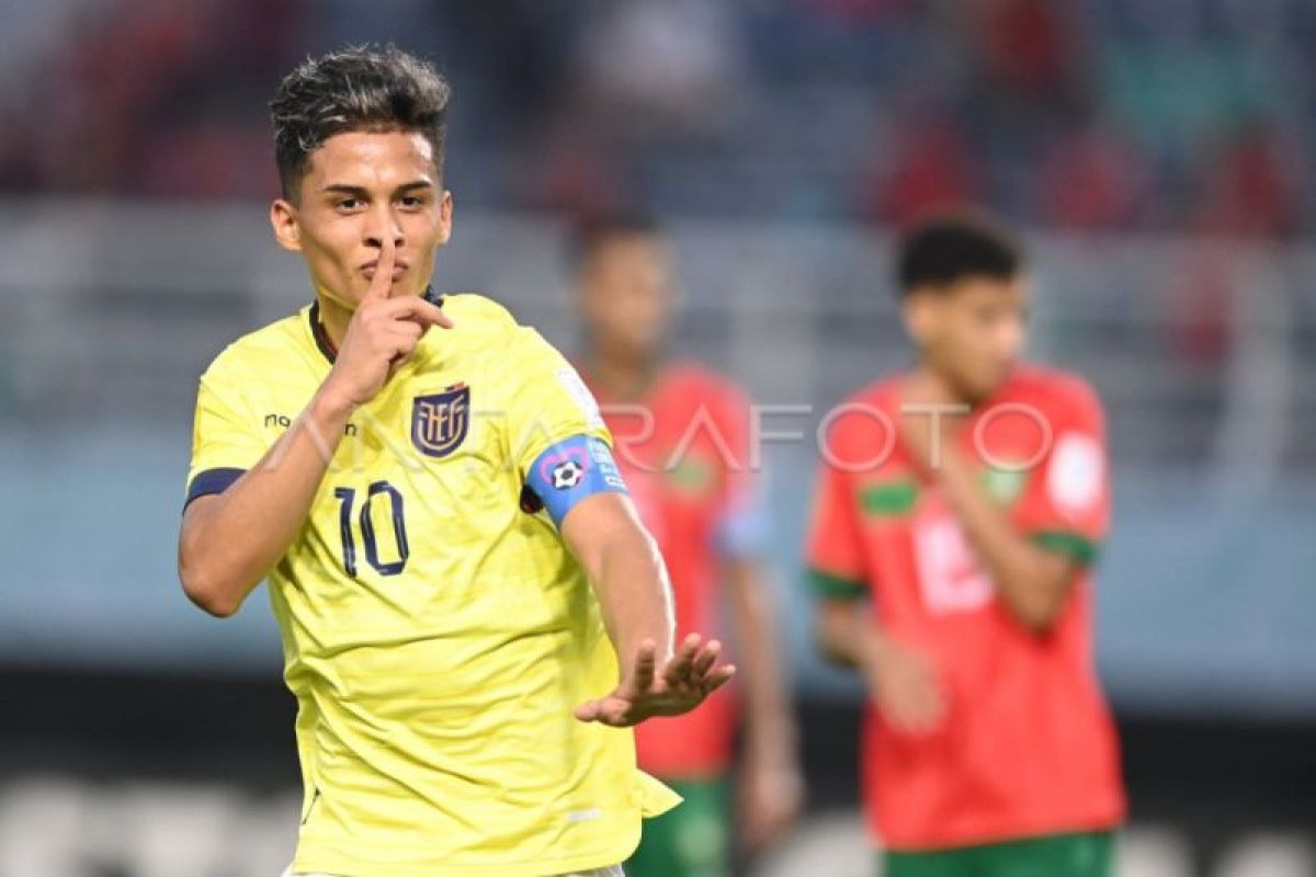 Piala Dunia U-17: Dua gol Michael Bermudez menangkan Ekuador atas Maroko