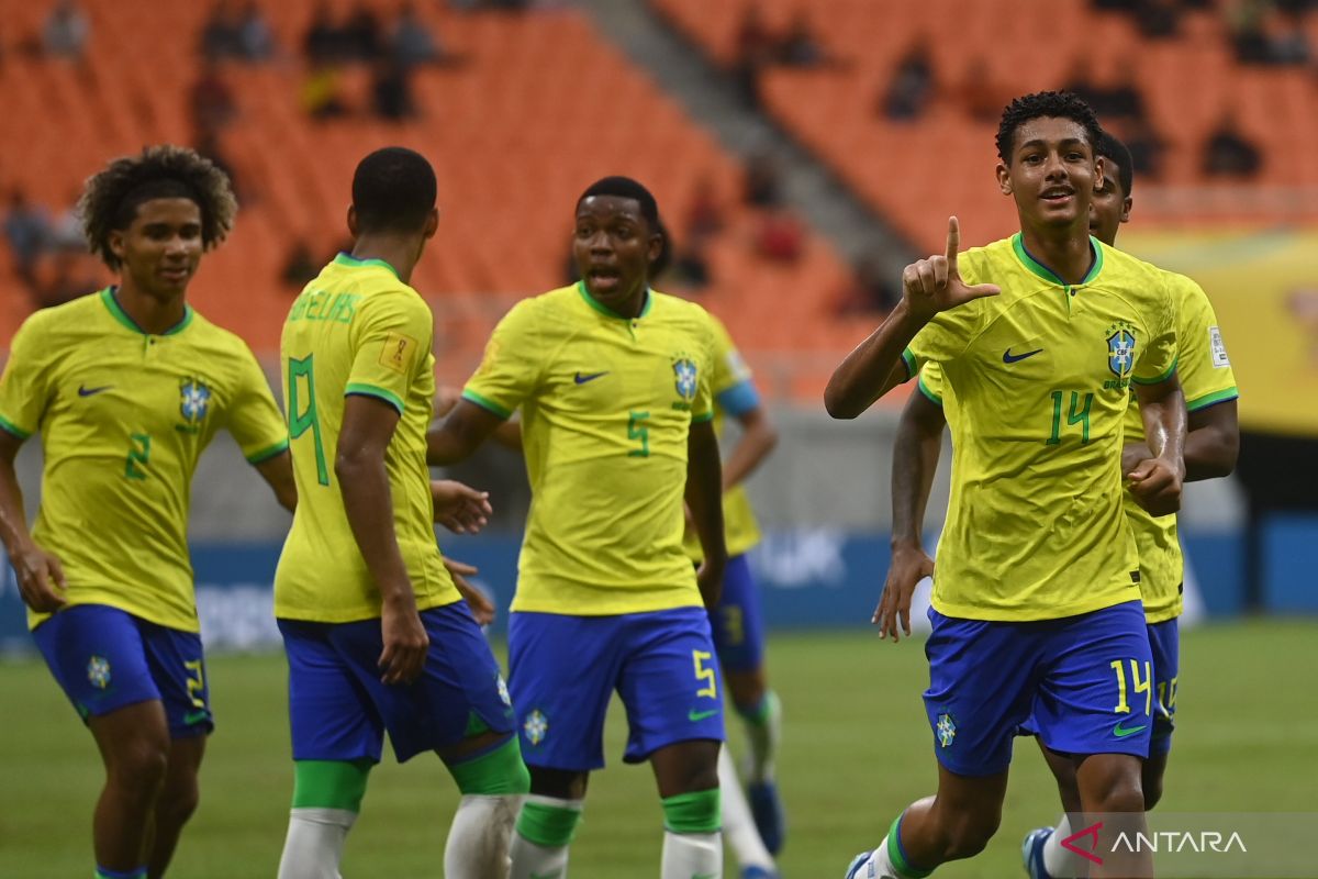 Piala Dunia U-17- Brasil panen sembilan gol tanpa balas ke gawang Kaledonia Baru