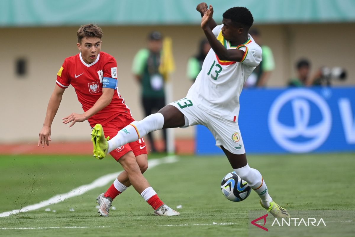 Trigol Gueye ke gawang Polandi bawa Senegal lolos ke 16 besar Piala Dunia U-17