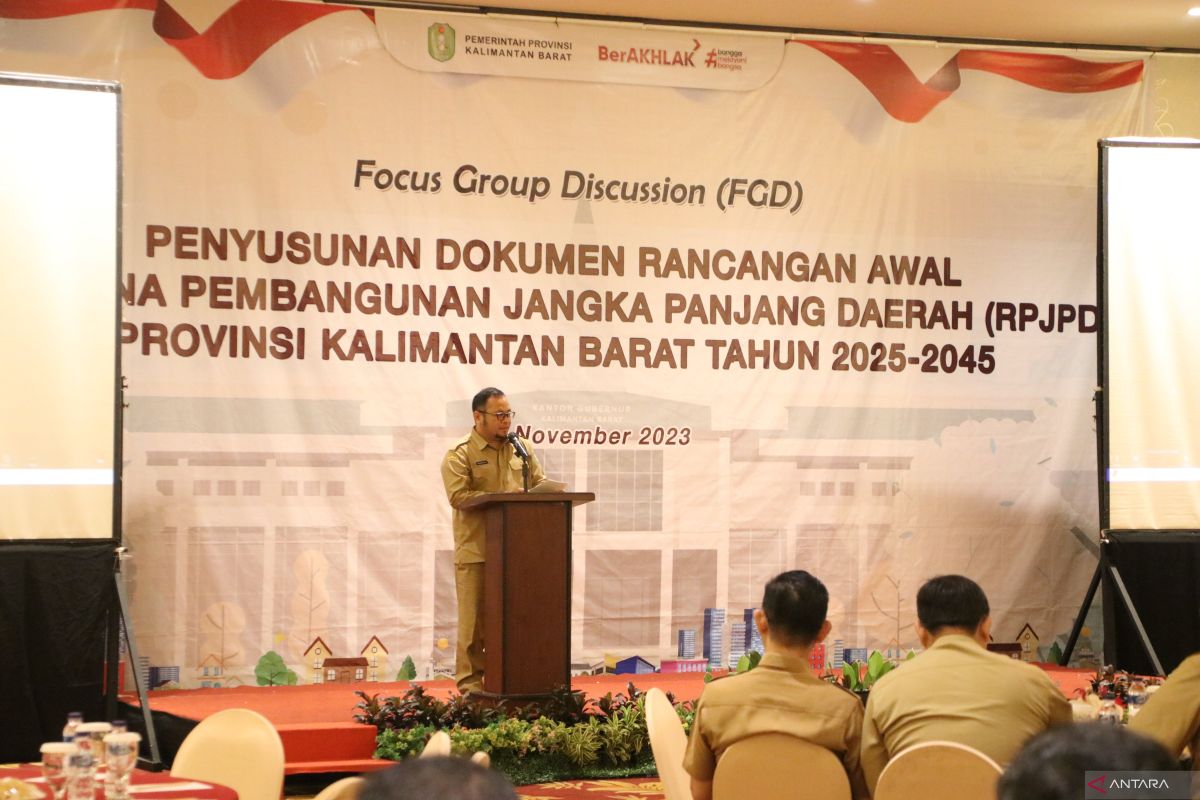 Pemprov Kalbar menyusun rancangan RPJPD 2025-2045