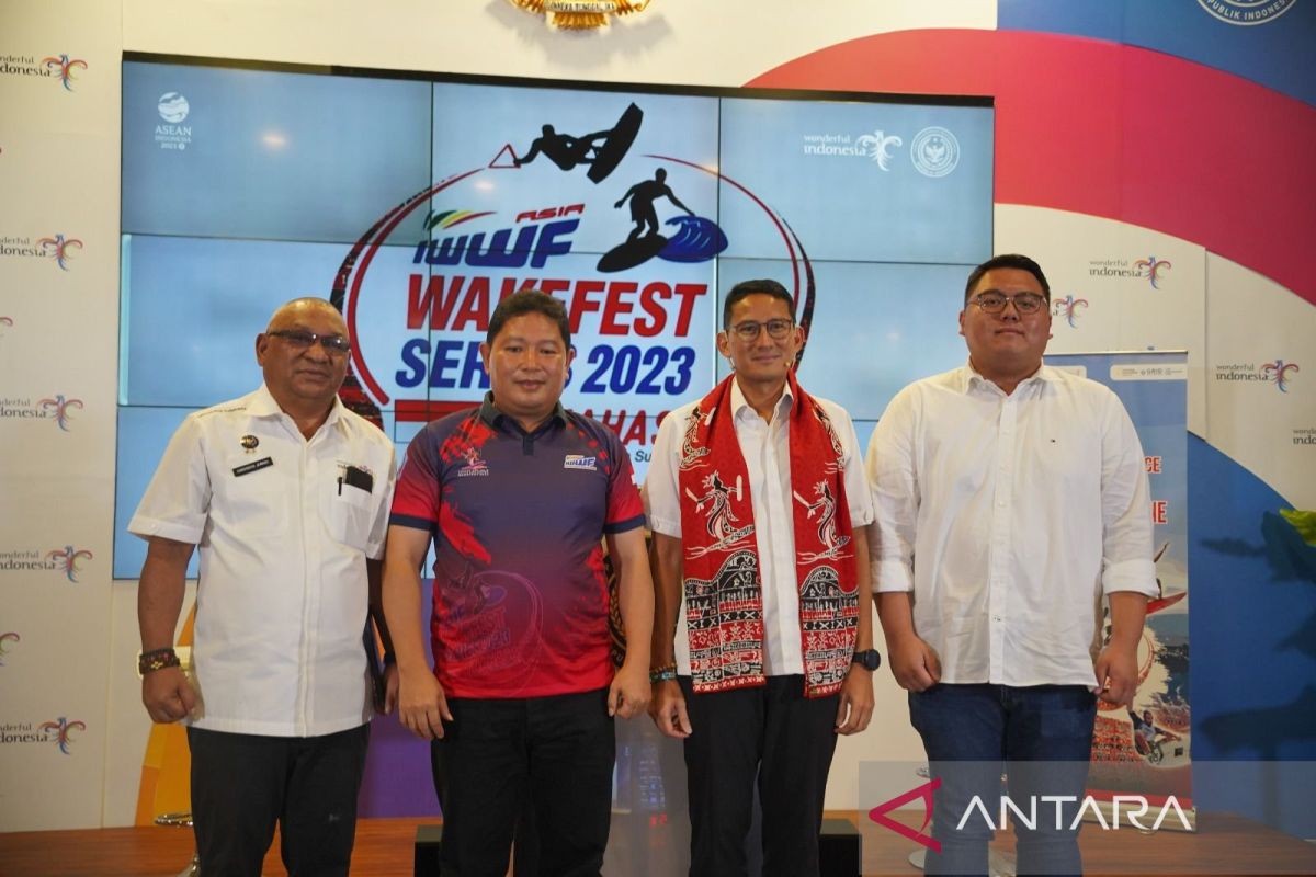 Minahasa Wakefest 2023 perlombakan wakeboard dan wakesurf