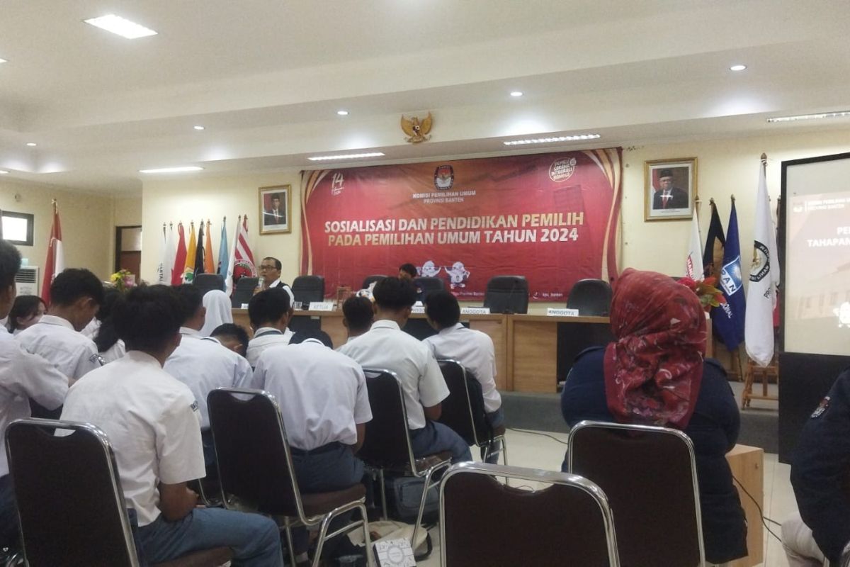 KPU Banten gencar sosialisasi pendidikan pemilih pada kalangan pelajar