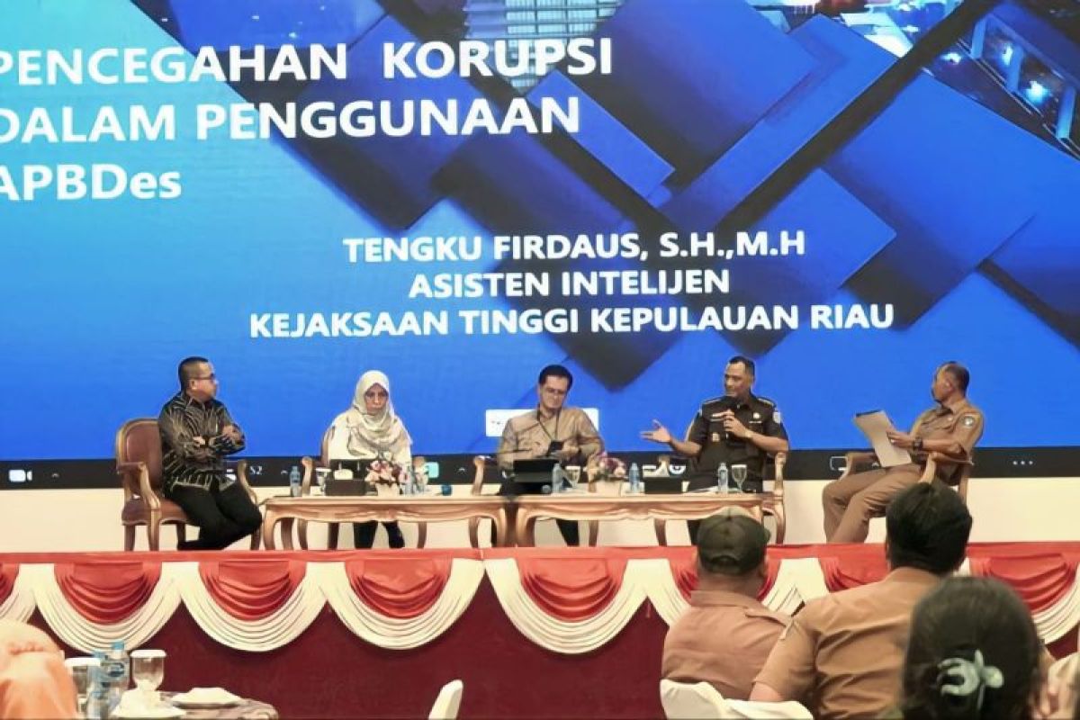 Kejati Kepri ingatkan potensi korupsi penggunaan dana desa