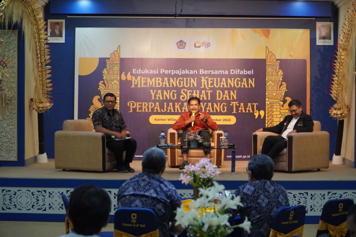 DJP Bali latih perpajakan bagi pelaku UMKM difabel di Denpasar