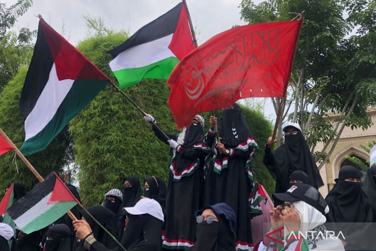 Solidaritas Masyarakat Samudra Pasai di Lhokseumawe, dukung kemerdekaan Palestina dan Boikot produk zionis Israel