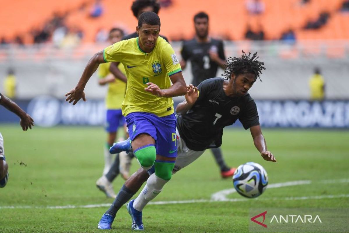 Piala Dunia U-17, Brazil pesta gol ke gawang Kaledonia Baru 9-0