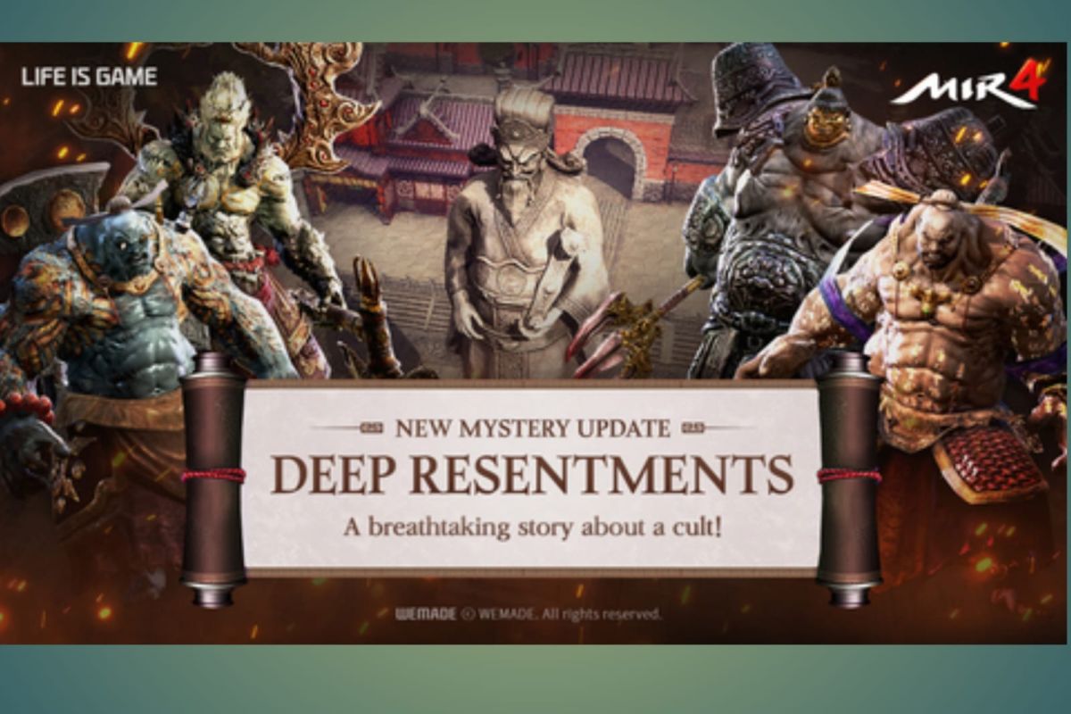 Wemade Updates New Mystery ‘Deep Resentments’ for MIR4