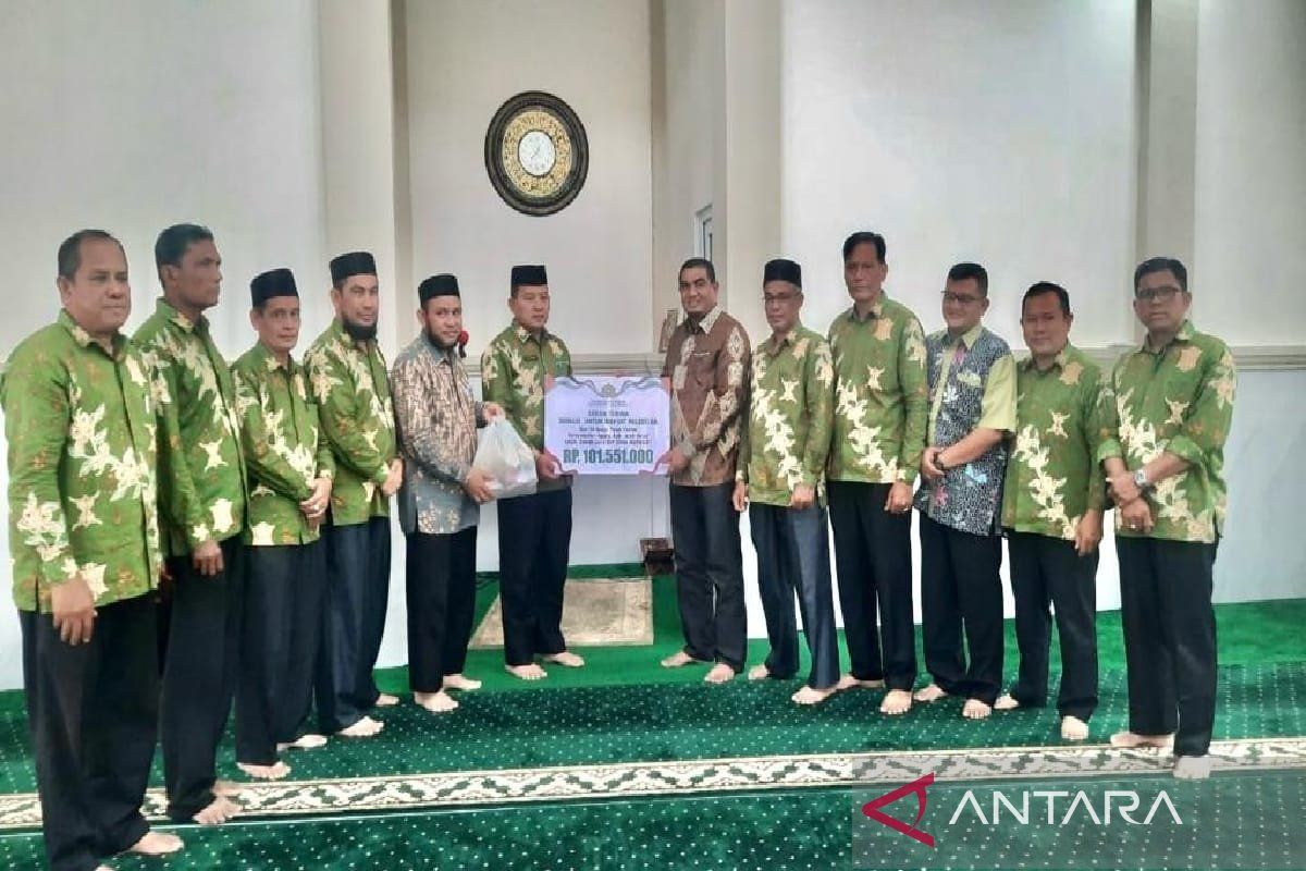 ASN Kemenag Aceh Besar kumpulkan Rp101,5 juta donasi untuk Palestina