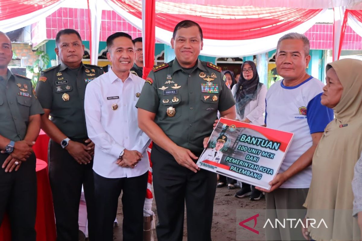 Pemkot dan Kodim 0418 bangun 100 tangki HALS di  Palembang