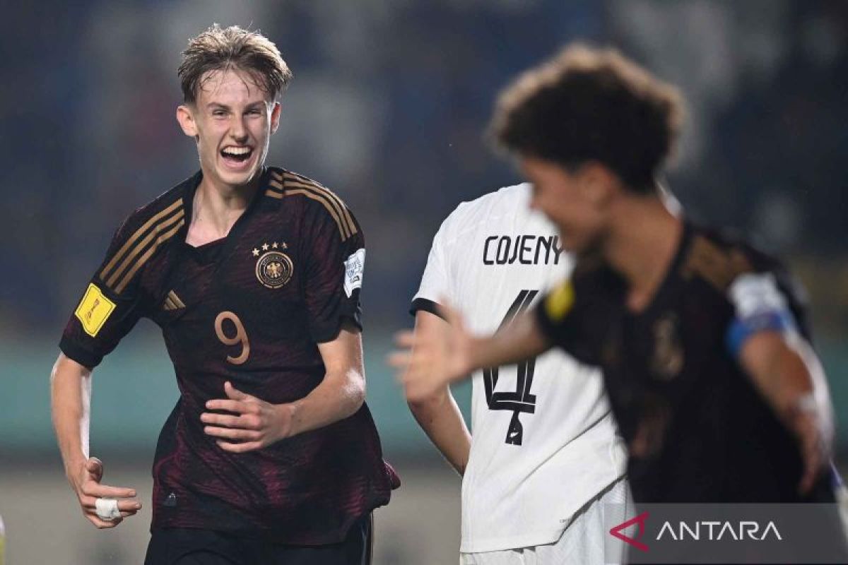 Jerman raih tiket 16 besar Piala Dunia U-17 setelah tundukkan Selandia Baru 3-1
